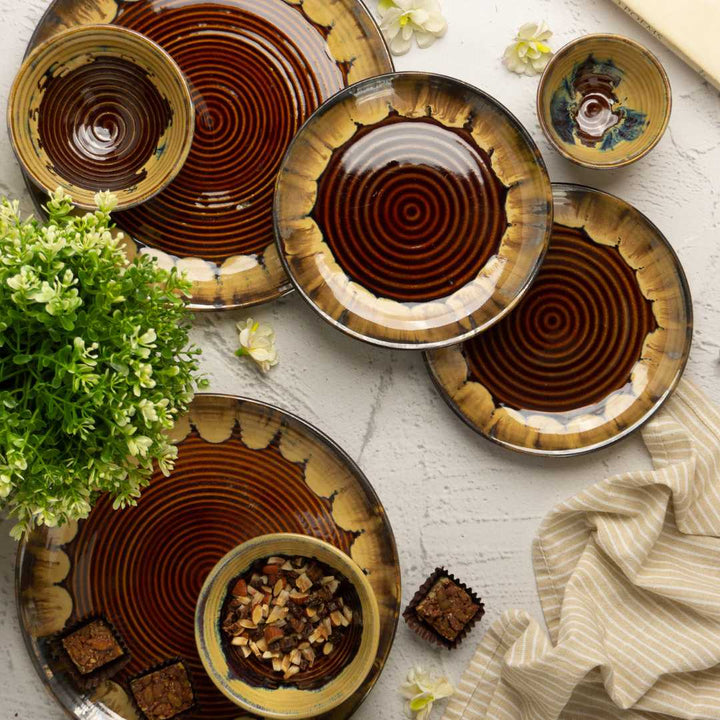 Vivika 8pc Dinner Set for 2 Amalfiee Ceramics