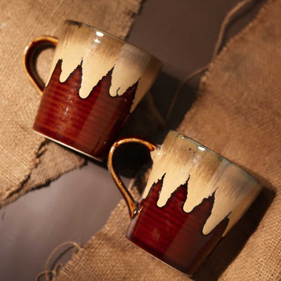 Caramel Haze Coffee Mugs Amalfiee Ceramics