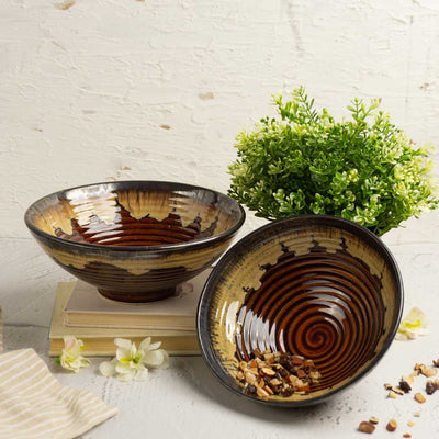 Vivika Serving Bowl Set Amalfiee Ceramics