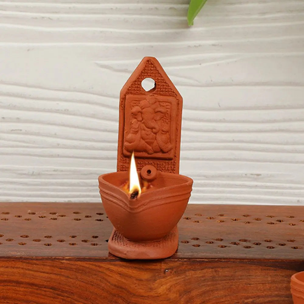 Ganpati Diya Lamp Amalfiee_Ceramics