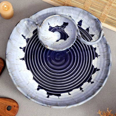 Gulchandani Ceramic Chip And Dip Platter Amalfiee_Ceramics