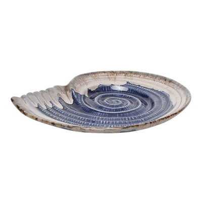 Gulchandani Ceramic Serving Shell Platter Amalfiee_Ceramics