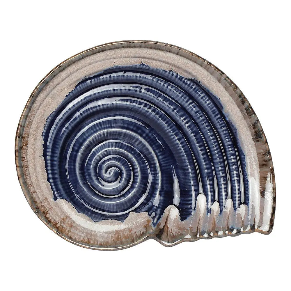 Gulchandani Ceramic Serving Shell Platter Amalfiee_Ceramics