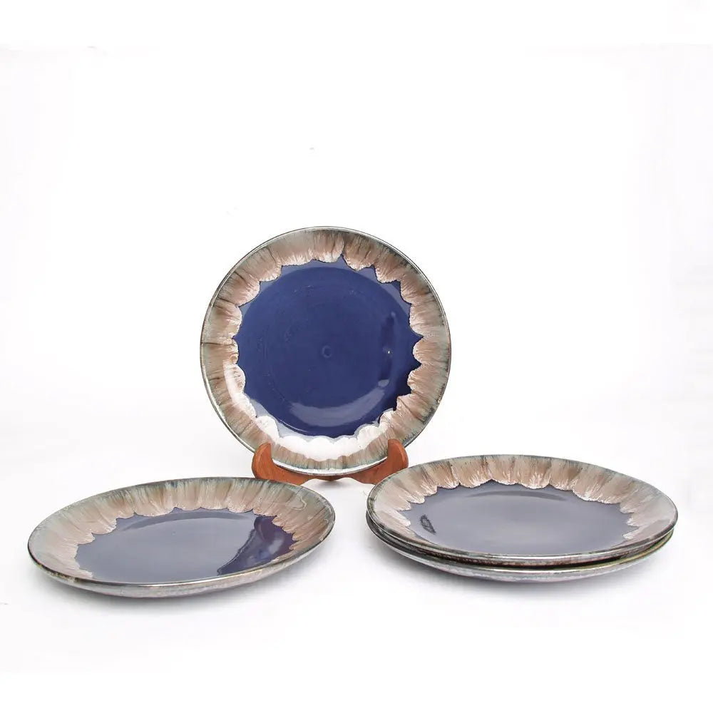 Gulchandani Handmade Ceramic Dinner Plate Set of 4 Amalfiee_Ceramics
