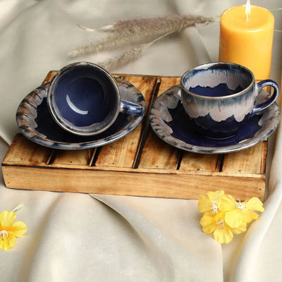 Gulchandani Handmade Ceramic Tea Cups And Saucers Amalfiee_Ceramics