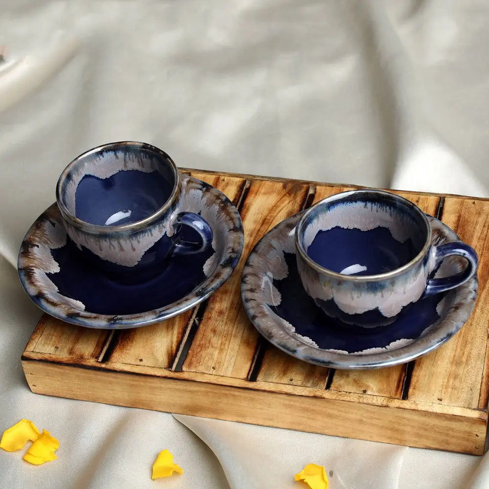 Gulchandani Handmade Ceramic Tea Cups And Saucers Amalfiee_Ceramics