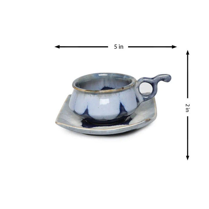 Gulchandani Mher-o-Maah Ceramic Cup and Saucer Amalfiee_Ceramics