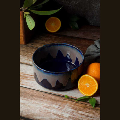 Gulchandani Premium Ceramic Flat Serving bowl Amalfiee Ceramics