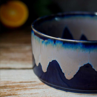Gulchandani Premium Ceramic Flat Serving bowl Amalfiee Ceramics