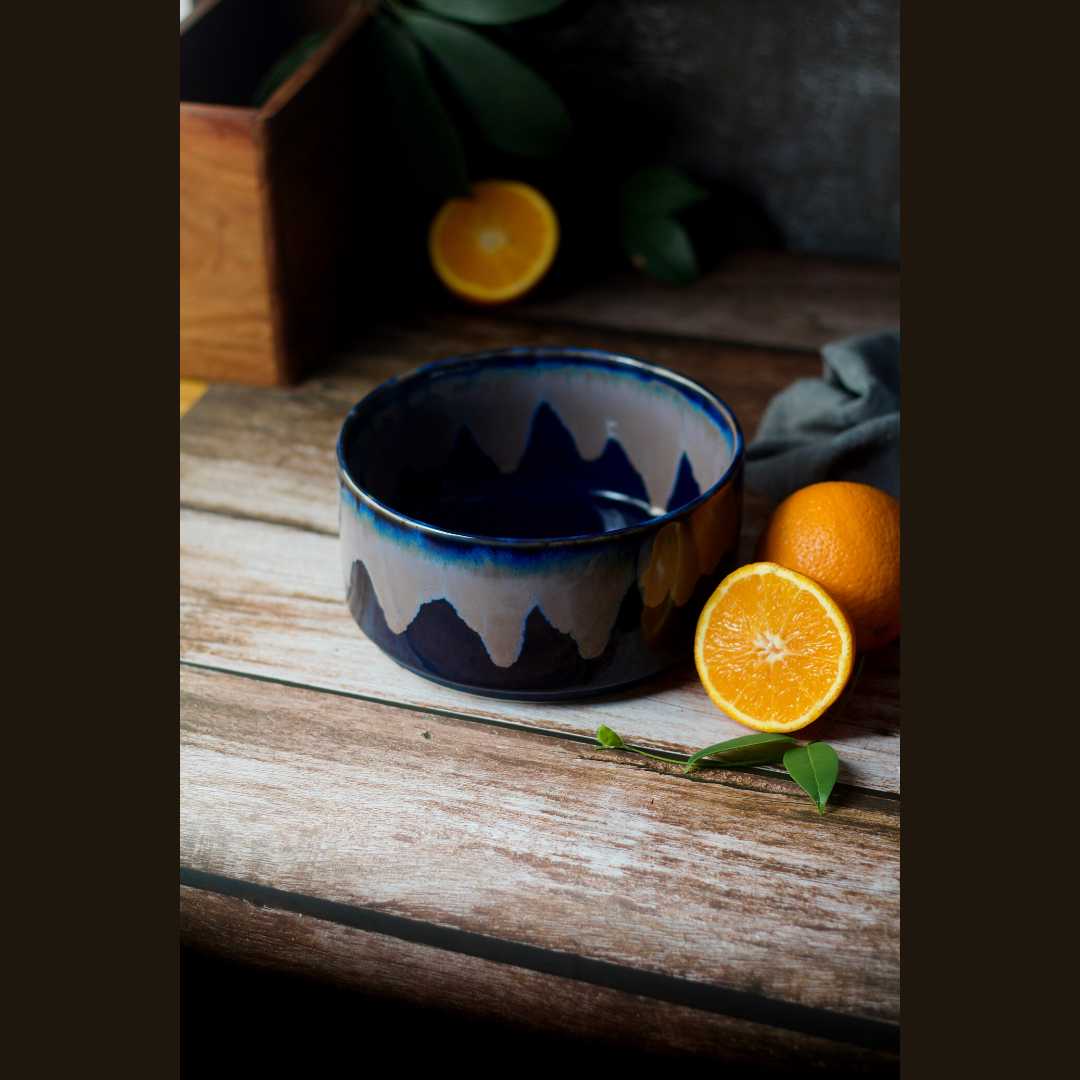 Gulchandani Premium Ceramic Flat Serving bowl Amalfiee Ceramics