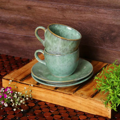 Komal Ceramic Tea Cups & Saucers Amalfiee_Ceramics