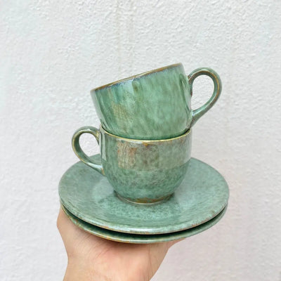 Komal Ceramic Tea Cups & Saucers Amalfiee_Ceramics