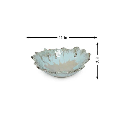 Lahar 8" Ceramic Serving bowl Amalfiee_Ceramics