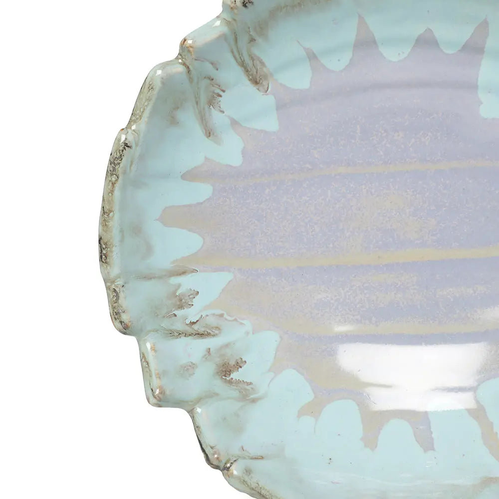 Lahar 9" Ceramic Serving bowl Amalfiee_Ceramics