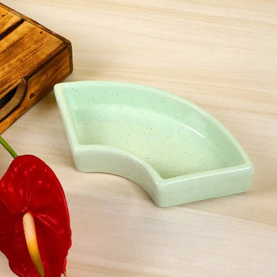 Lemon Grass Exclusive Abstract Ceramic Serving Platter Amalfiee_Ceramics