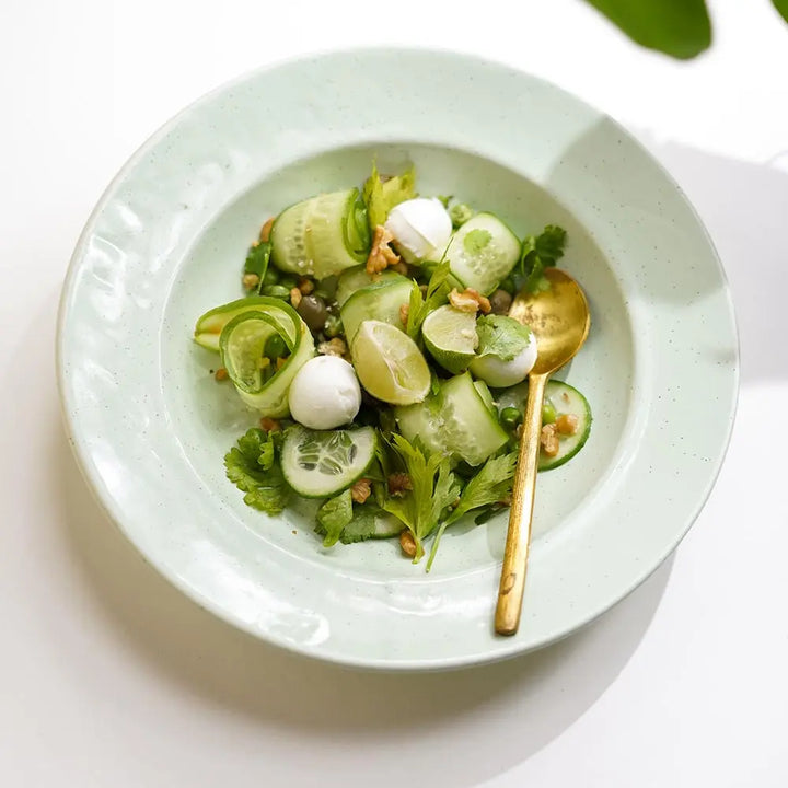 Lemongrass 10" Exclusive Ceramic Pasta Bowl Amalfiee_Ceramics