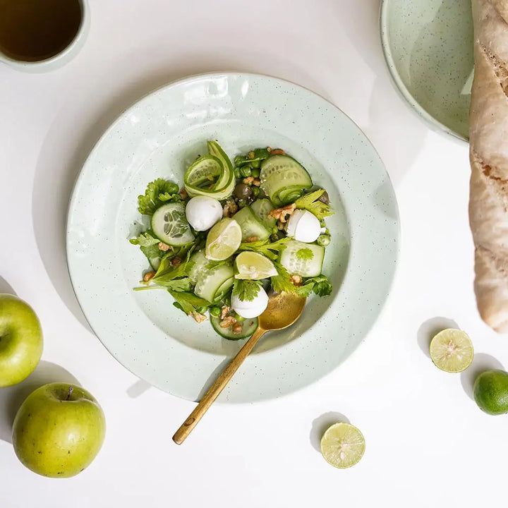 Lemongrass 10" Exclusive Ceramic Pasta Bowl Amalfiee_Ceramics