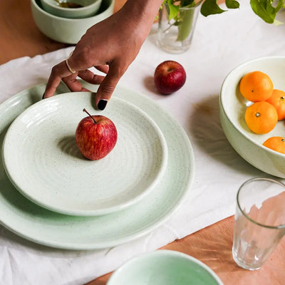 Lemongrass Ceramic Dinner Plates Amalfiee_Ceramics