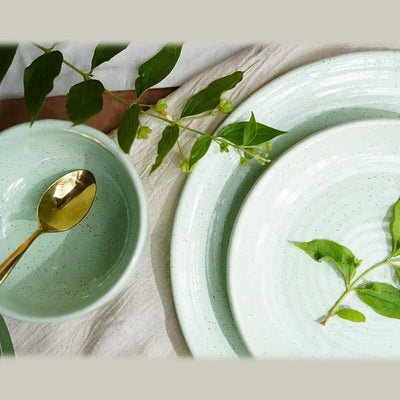 Lemongrass Ceramic Dinner Plates Amalfiee_Ceramics