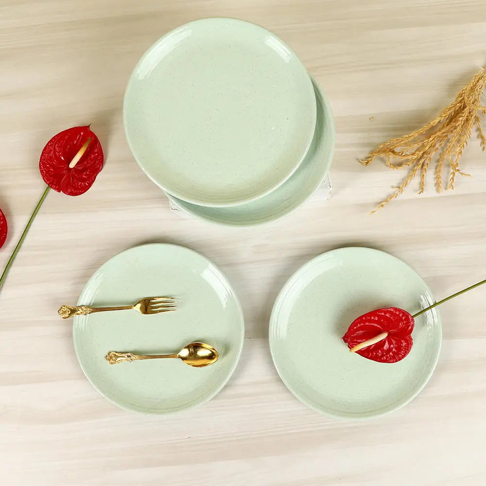 Lemongrass Ceramic Dinner Plates Amalfiee_Ceramics