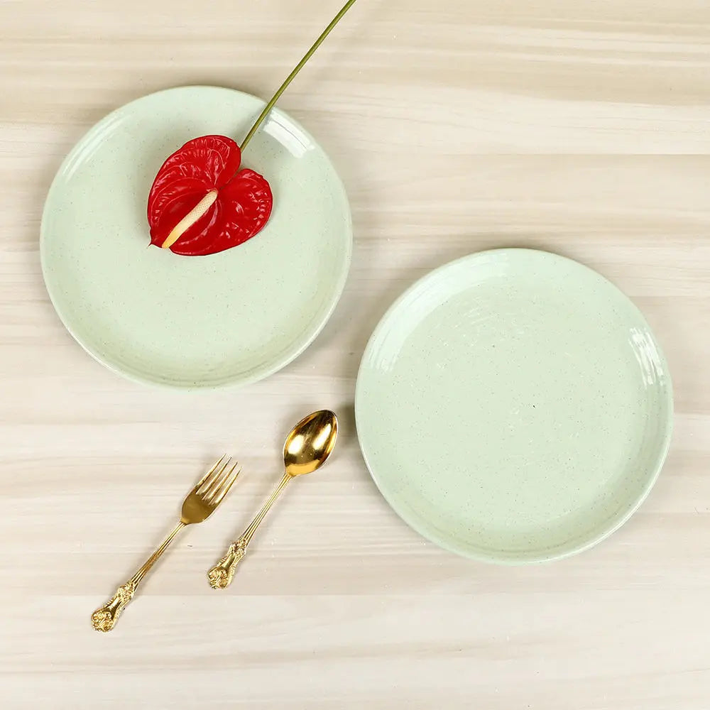 Lemongrass Ceramic Dinner Plates Amalfiee_Ceramics