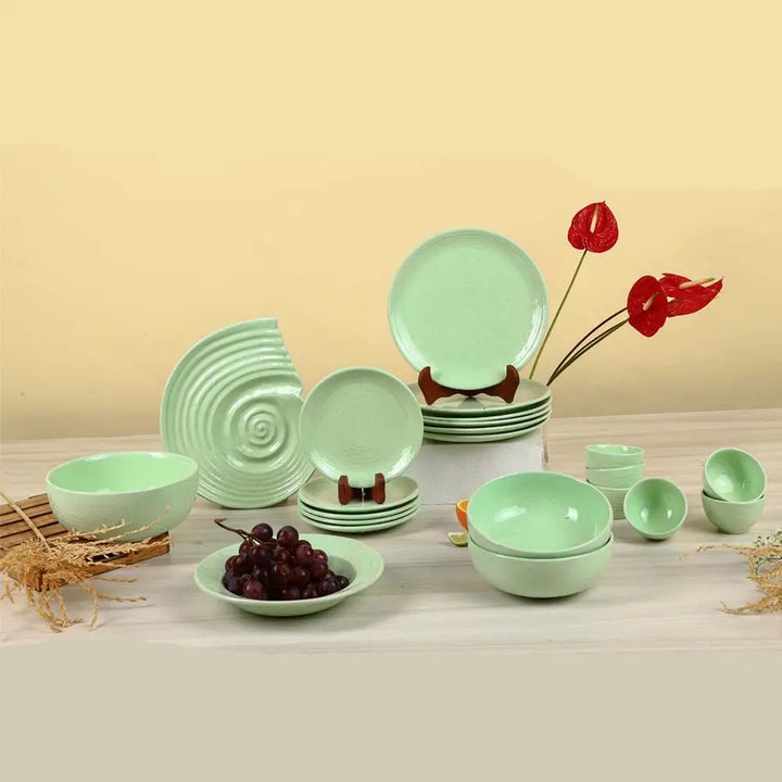 Lemongrass Massive Ceramic Dinner Set of 54 Pcs Amalfiee_Ceramics