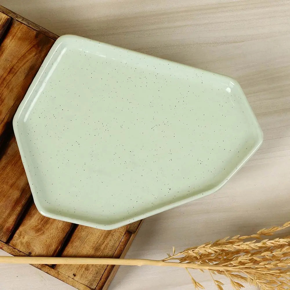 Lemongrass Premium Abstract Ceramic Platter Amalfiee_Ceramics