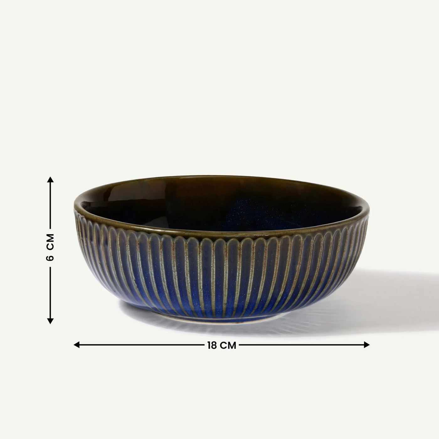 Mehran Exclusive 7" Ceramic Serving Bowl Amalfiee_Ceramics