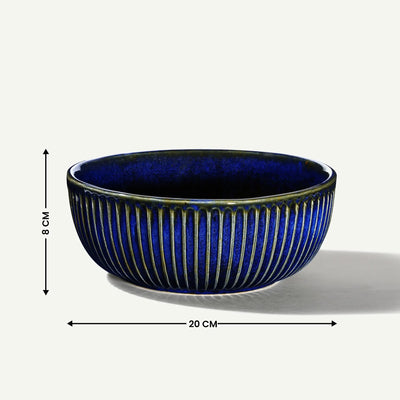 Mehran Exclusive 8" Ceramic Serving Bowl Amalfiee_Ceramics