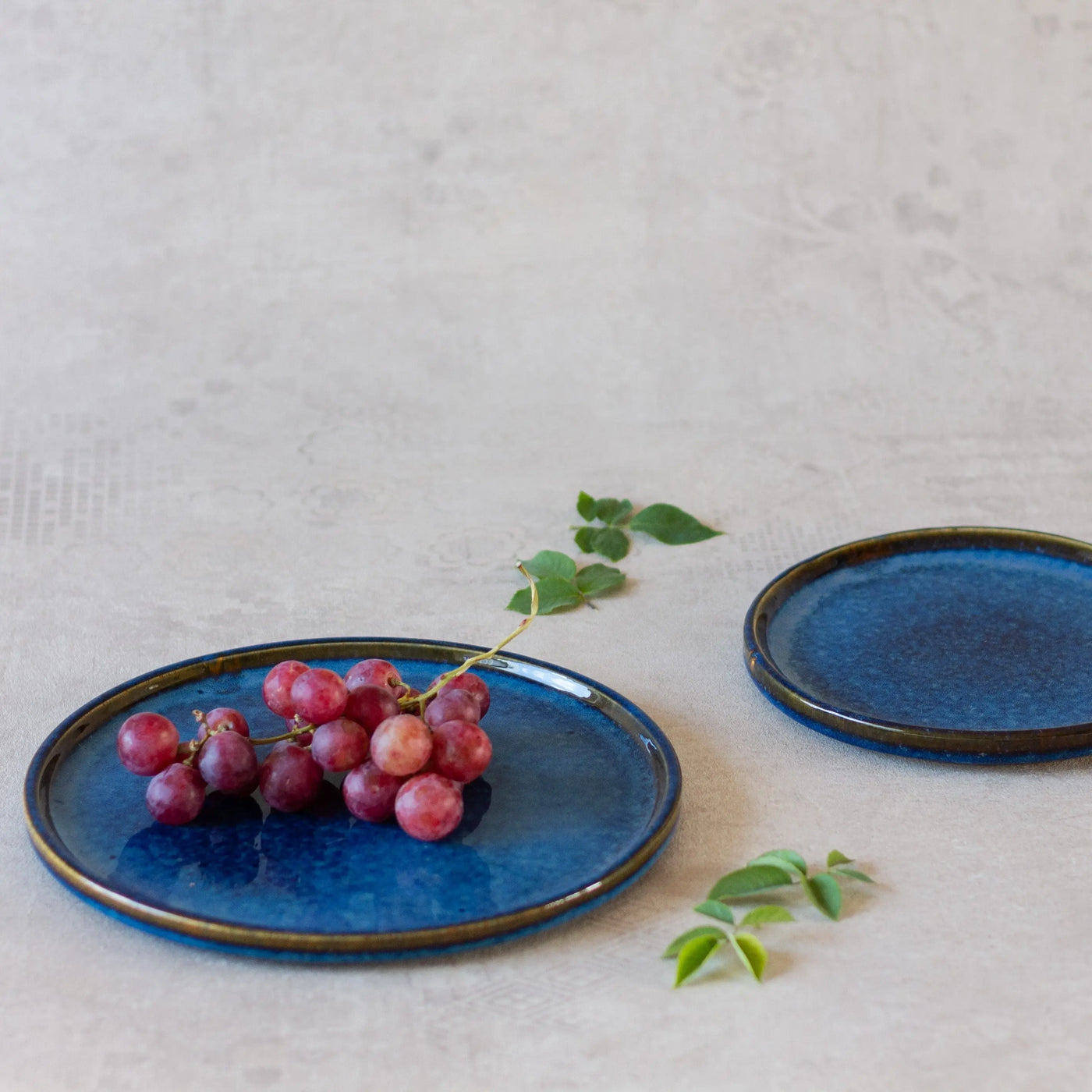 Mehran Exclusive Ceramic Flat Plate Set of 2 Amalfiee Ceramics