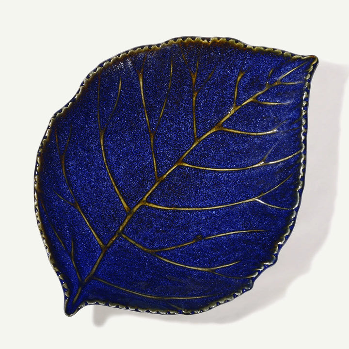Mehran Premium Ceramic leaf Shaped Platter Amalfiee_Ceramics