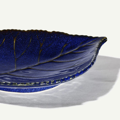 Mehran Premium Ceramic leaf Shaped Platter Amalfiee_Ceramics