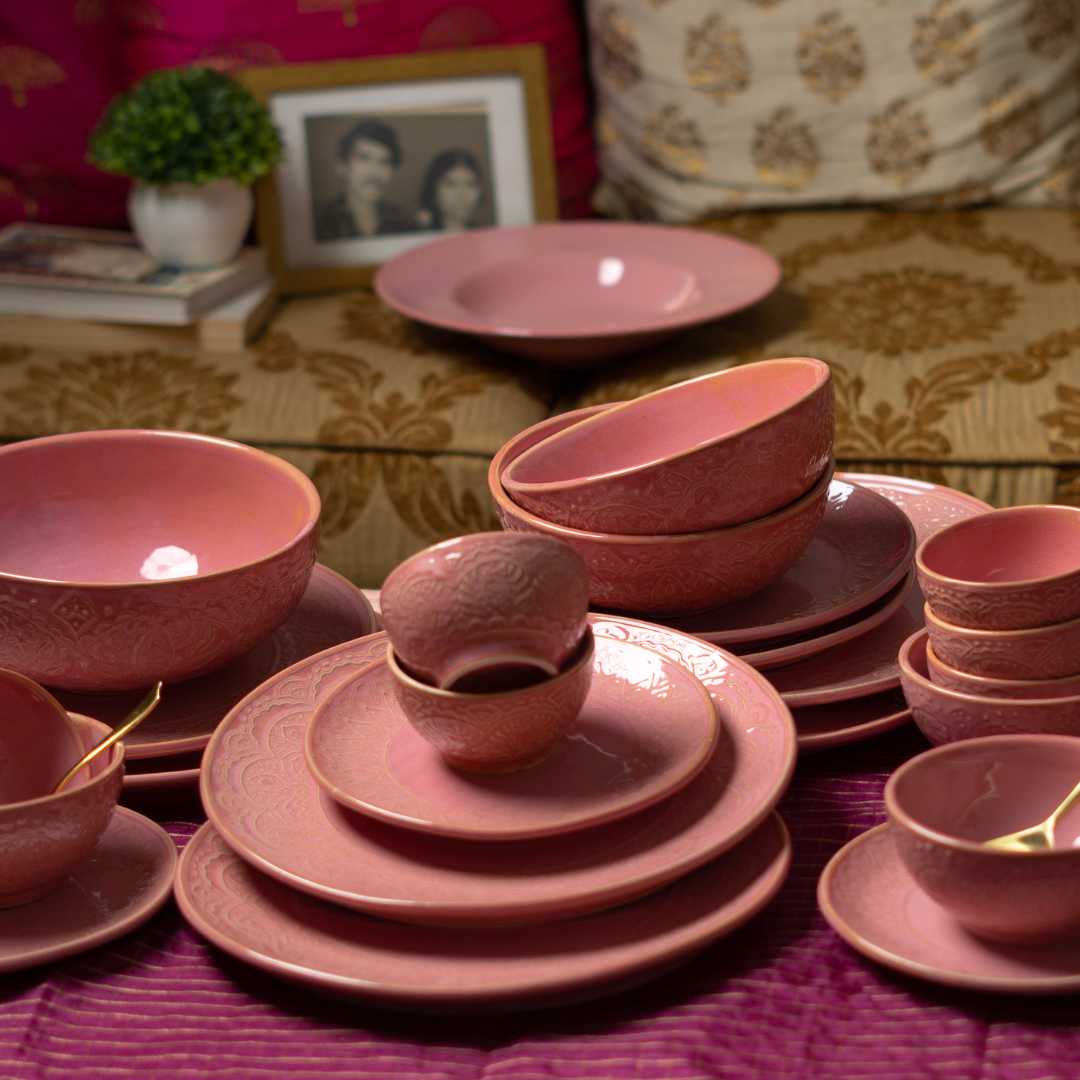Miami Ceramic Dinner Set of 12 Pcs Amalfiee Ceramics