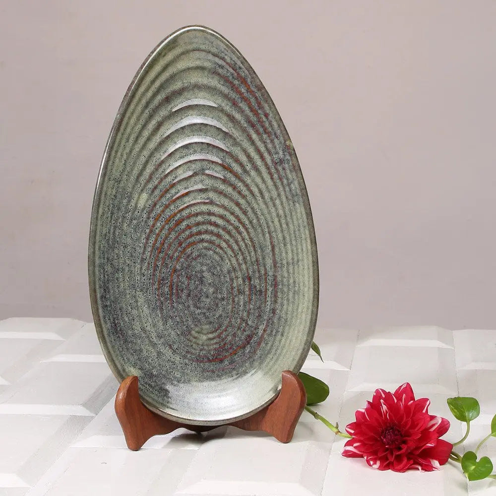 Navhara 13" Ceramic Large Serving Platter Amalfiee_Ceramics