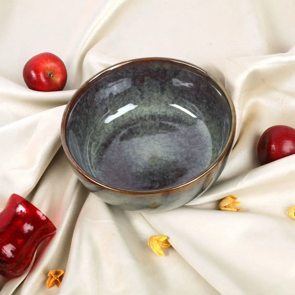 Navhara 7" Round Ceramic Serving Bowl Amalfiee_Ceramics