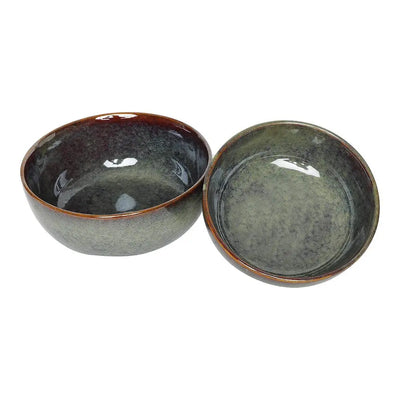 Navhara 8" Ceramic Round Serving Bowls Amalfiee_Ceramics