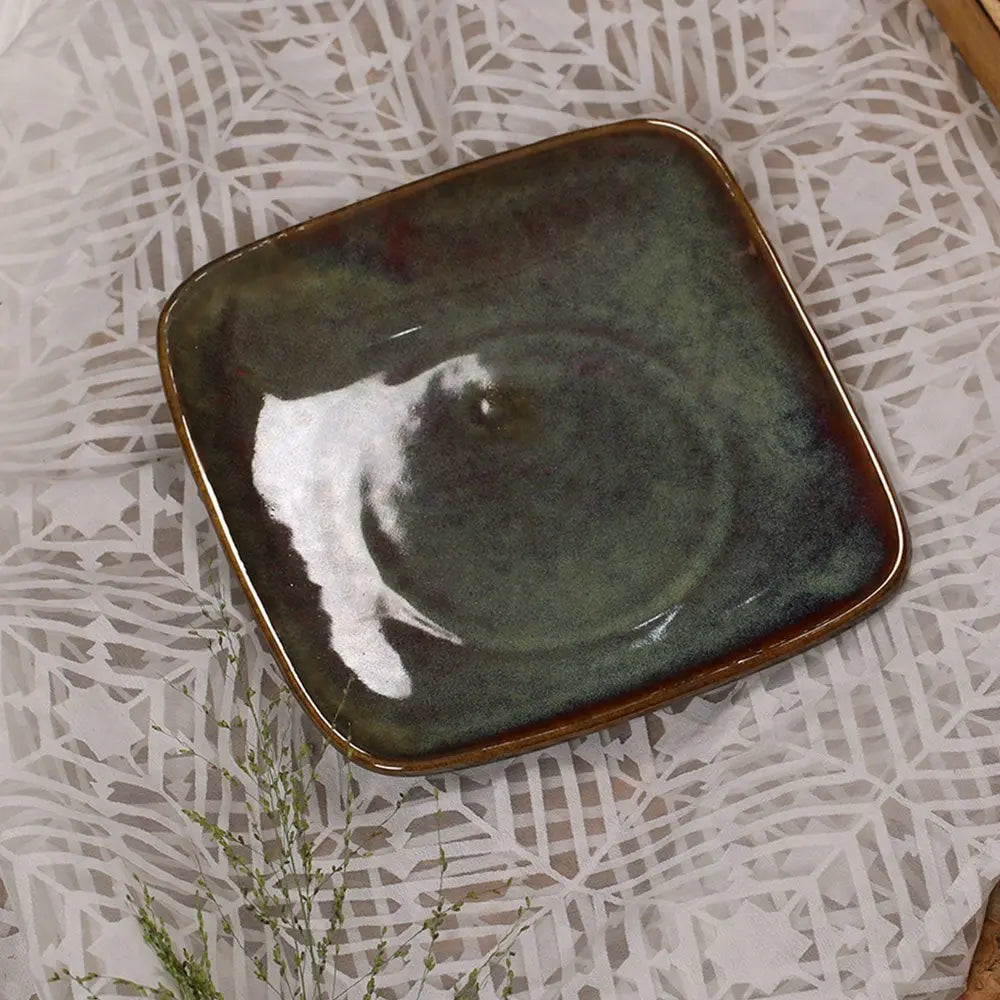 Navhara Ceramic Square Serving Platter Amalfiee_Ceramics