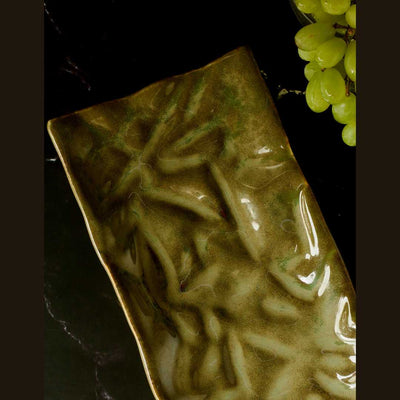 Navhara Exclusive 15" Abstract Ceramic Serving Platter Amalfiee_Ceramics