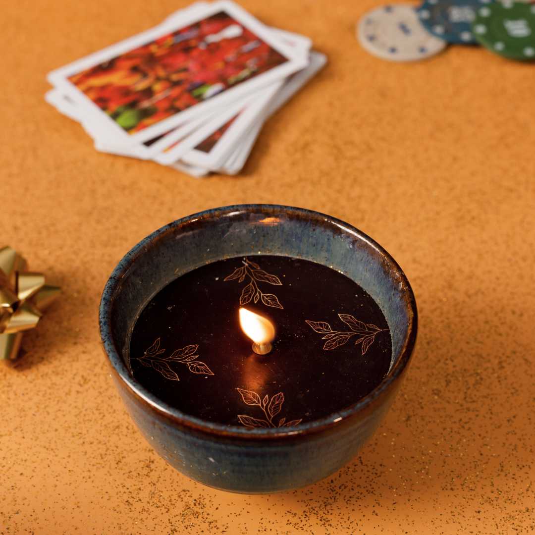 Navhara Premium Ceramic Bowl Scented Candle Amalfiee Ceramics