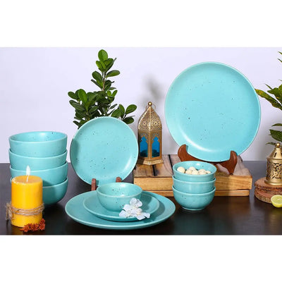 Neelaksh Handmade 12pc Ceramic Dinner Set Amalfiee_Ceramics