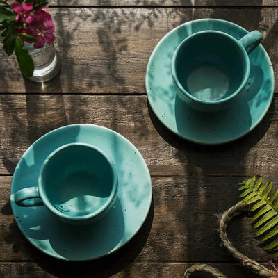 Neelaksh Handmade Ceramic Cup and Saucer Amalfiee_Ceramics