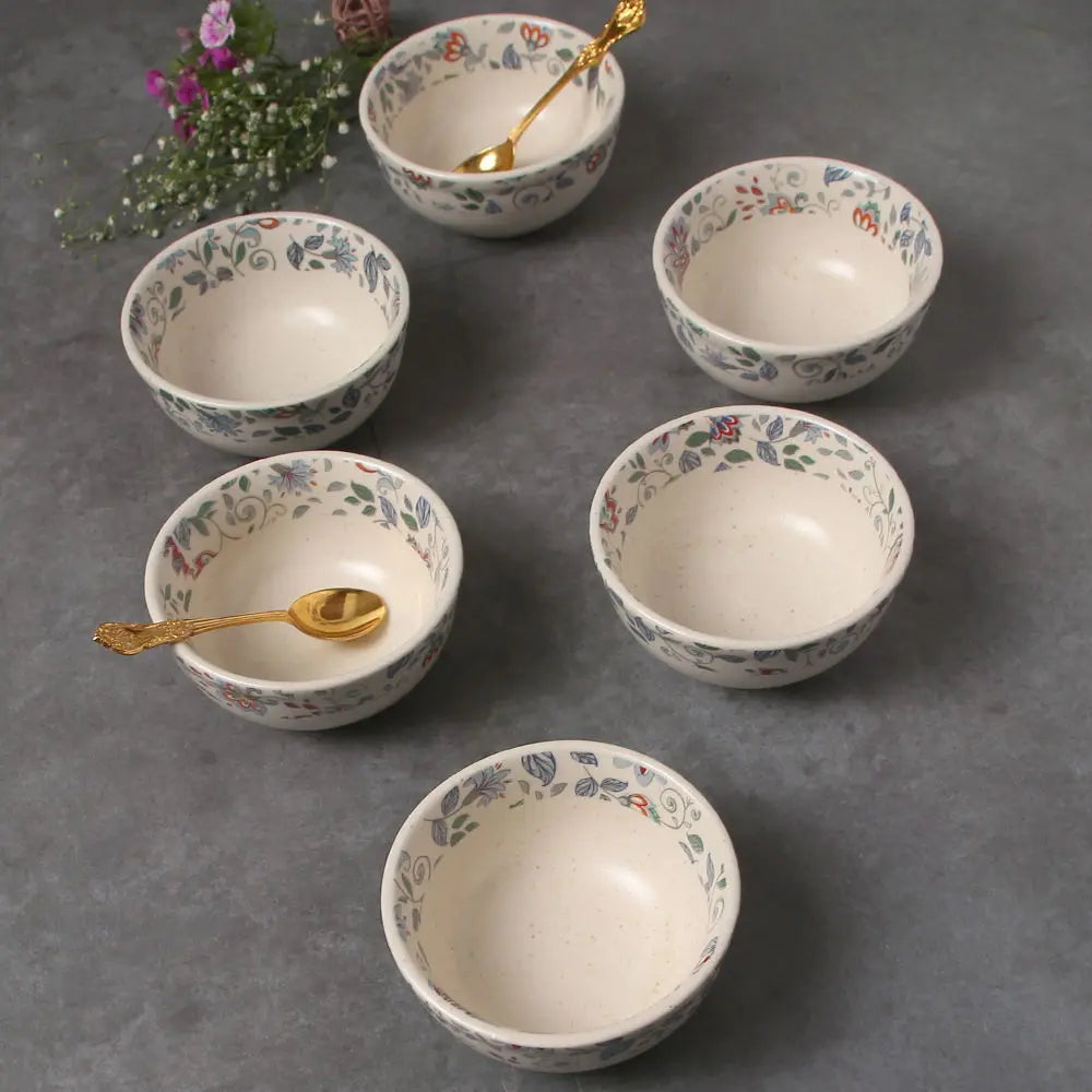 Neelkamal Ceramic Soup Bowl set of 4 Amalfiee_Ceramics