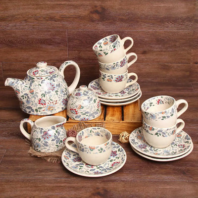 Neelkamal Grand Ceramic Tea Set Amalfiee_Ceramics