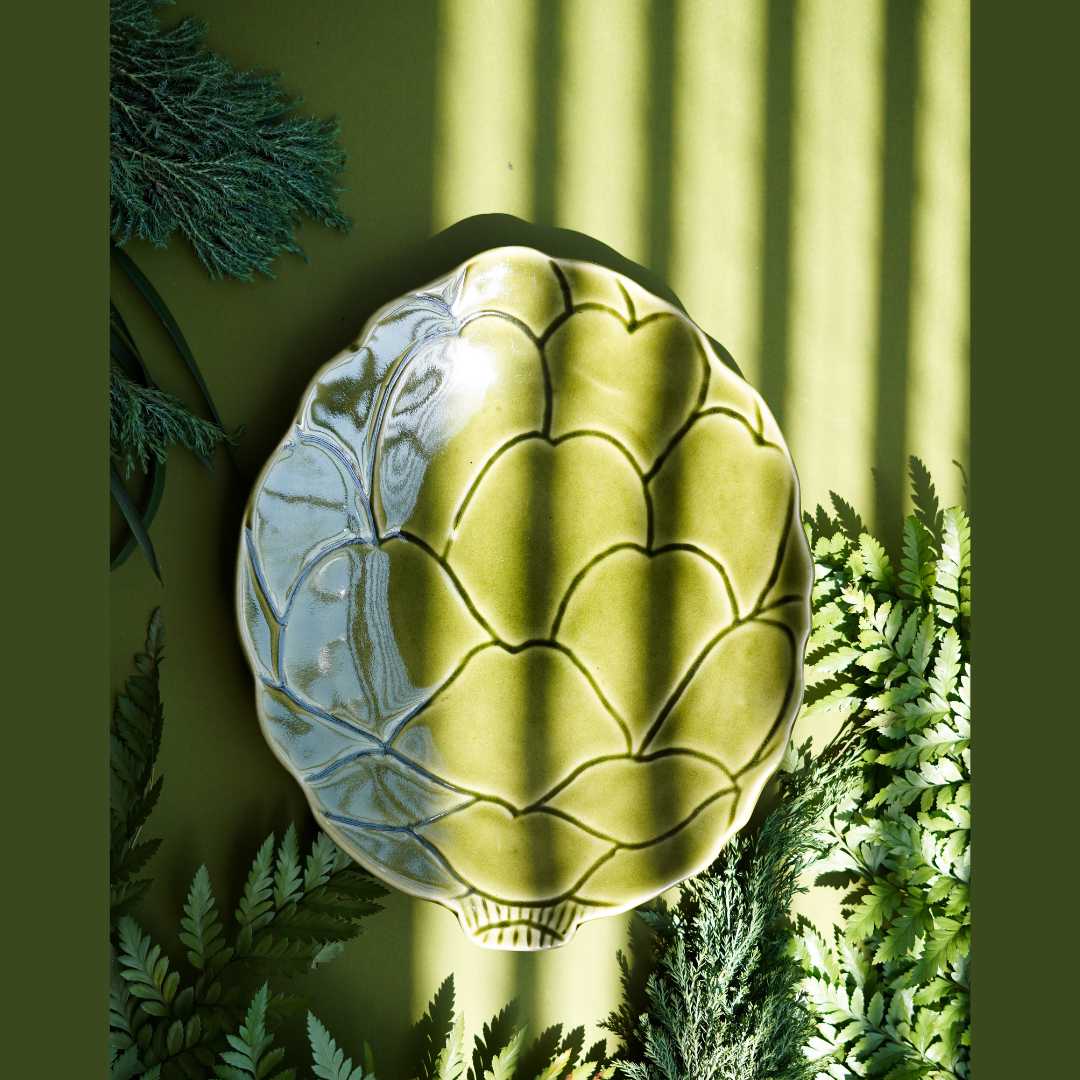 Paris Medium Ceramic Floral Artistic Platter Amalfiee Ceramics