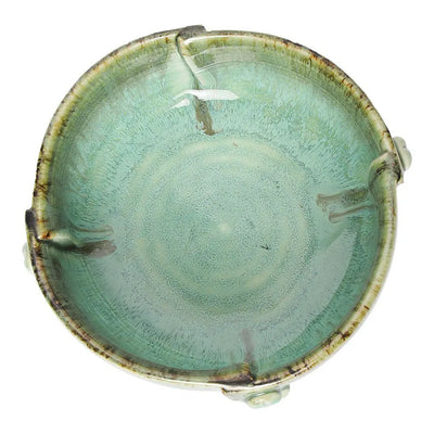 Peppermint Artistic Ceramic Serving Bowl Amalfiee_Ceramics