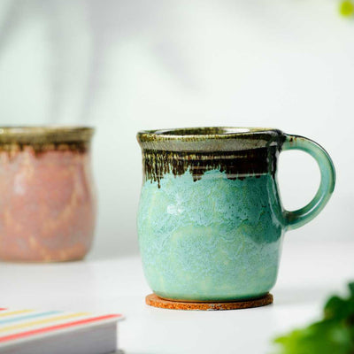 Peppermint Ceramic Beer Mug Amalfiee_Ceramics