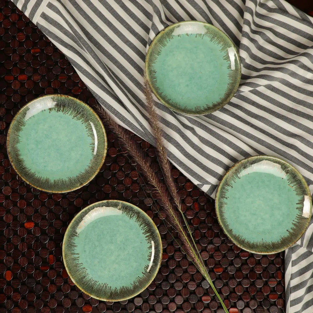 Peppermint Ceramic Dinner Plates Amalfiee_Ceramics
