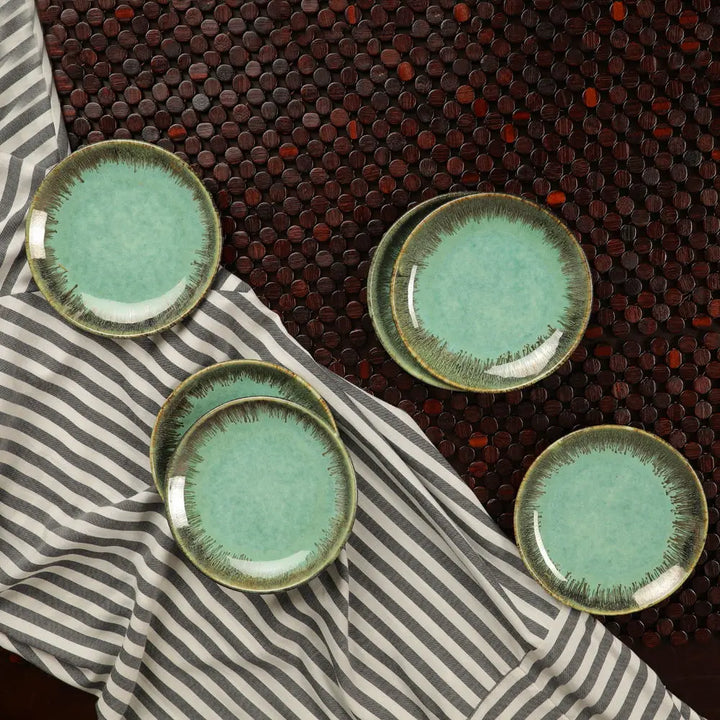 Peppermint Ceramic Dinner Plates Amalfiee_Ceramics