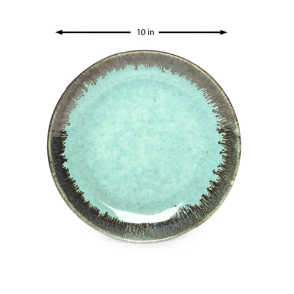 Peppermint Ceramic Dinner Plates Amalfiee_Ceramics