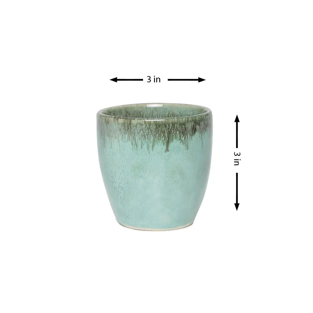 Peppermint Ceramic Drinking Glasses Amalfiee_Ceramics